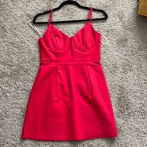 Novella Red mini dress princess polly
